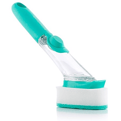 Escova-Esfregão c/ Punho e Dispensador de Detergente (Azul) - INNOVAGOODS
