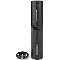 Saca Rolhas Eléctrico (ABS/Alumínio Preto) - NEDIS