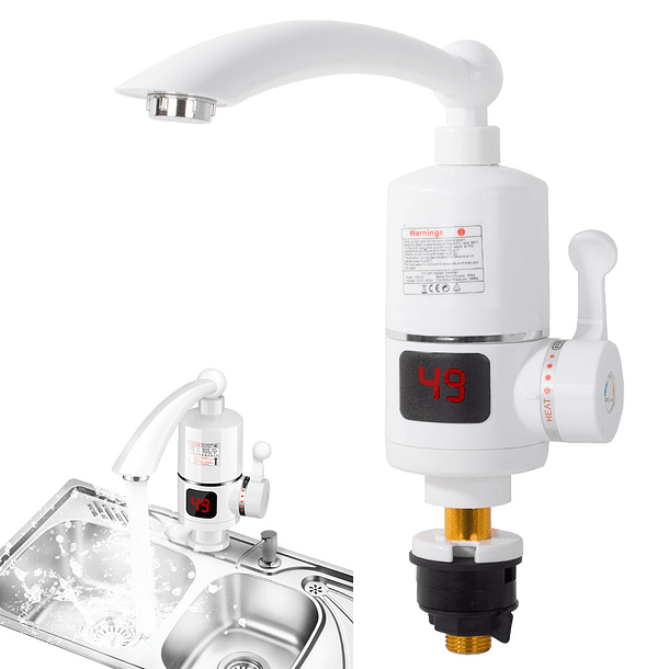 Torneira Eléctrica de Bancada 220V 3000W (IPX4) 1