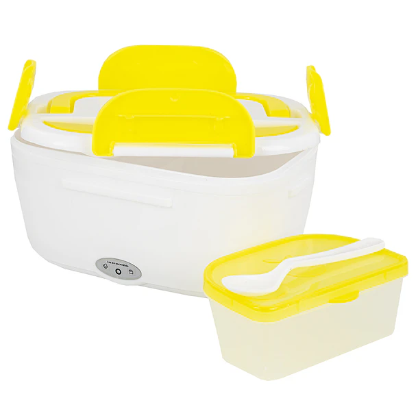 Lancheira Eléctrica para Veículos c/ Alimentação 12V (Branco/Amarelo) 1
