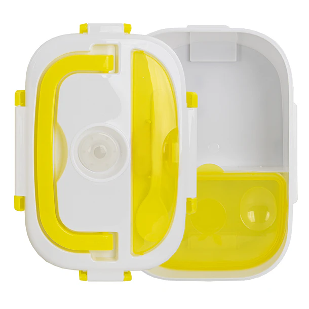 Lancheira Eléctrica para Veículos c/ Alimentação 12V (Branco/Amarelo) 4