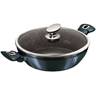 Panela Rasa c/ Tampa 28cm (Metallic Line Aquamarine Edition) - BERLINGER HAUS 1