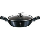 Panela Rasa c/ Tampa 28cm (Metallic Line Aquamarine Edition) - BERLINGER HAUS 2