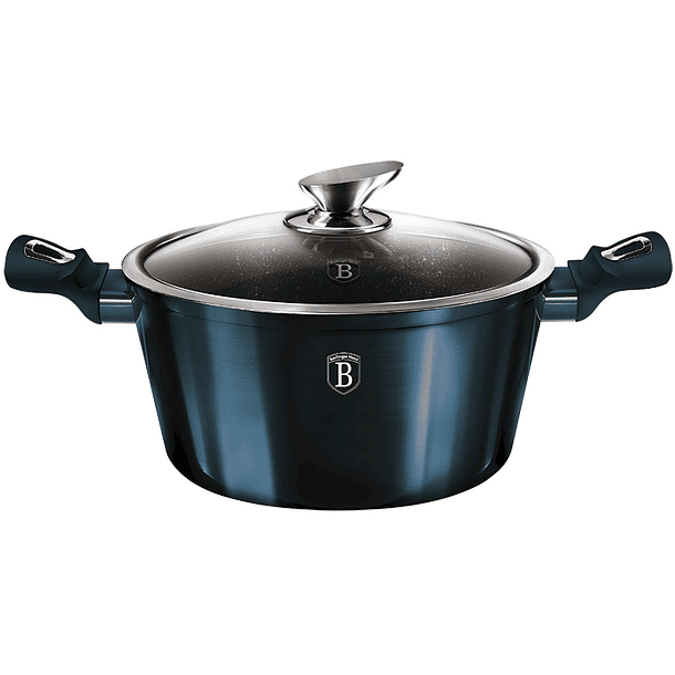 Caçarola c/ Tampa 30cm (Metallic Line Aquamarine Edition) - BERLINGER HAUS 2