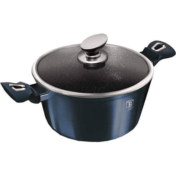 Caçarola c/ Tampa 20cm (Metallic Line Aquamarine Edition) - BERLINGER HAUS 