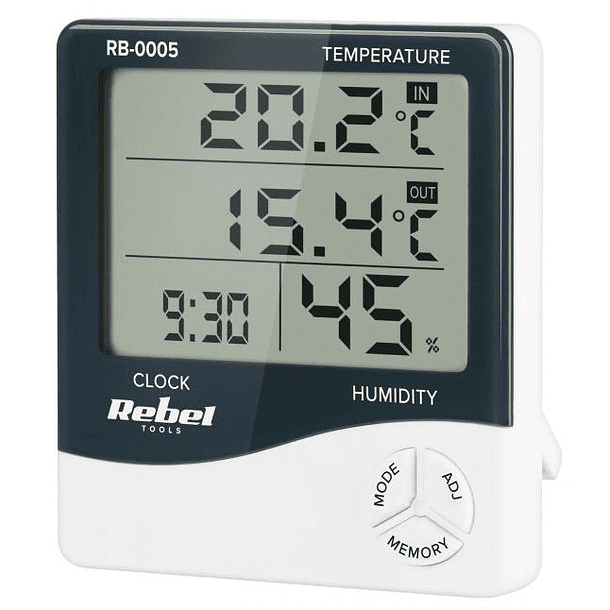 Termómetro e Higrómetro Digital - REBEL RB-0005 1
