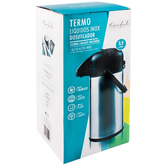 Termo Inox c/ Dispensador (2,5L) - ROMFEL