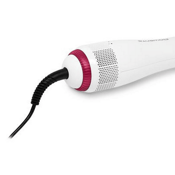 Alisador de Cabelo/Escova Vapor Seca/Alisa 900W (Branco/Rosa) - ROWENTA 3
