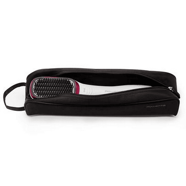 Alisador de Cabelo/Escova Vapor Seca/Alisa 900W (Branco/Rosa) - ROWENTA 4
