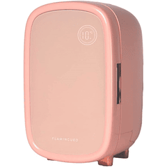 Mini Frigorífico Portátil 12L p/ Maquilhagem (Rosa) - FLAMINGUEO