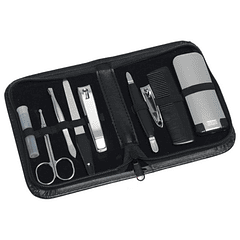 Kit Manicure e Pedicure p/ Viagem (10 Peças)