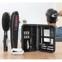 Jogo de Escovas Elétrico p/ Perda de Cabelo c/ Acessórios (12 peças) - INNOVAGOODS