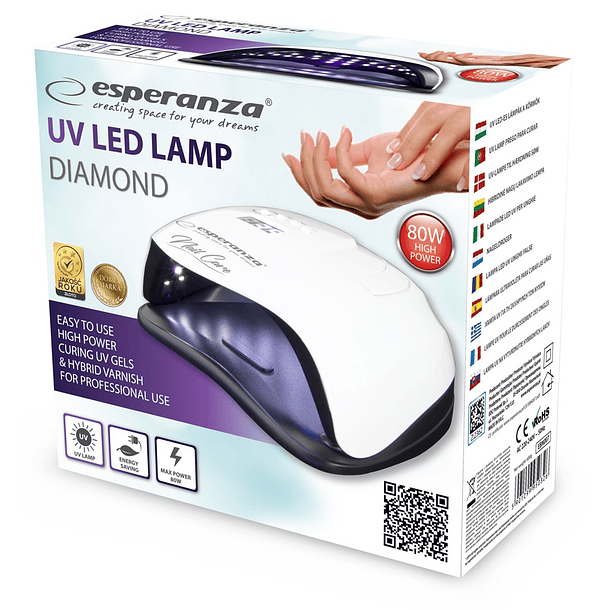 Secador Ultravioleta 80W Profissional p/ Unhas (Gel, Acrílico) - ESPERANZA 4