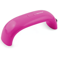 Secador Ultravioleta LED 9W (Secagem Cola, Unhas Gel, Lacas, etc) Rosa - ESPERANZA