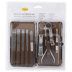 Kit Manicure e Pedicure (11 Peças)
