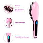 Escova Alisador Cabelo (Rosa) 4