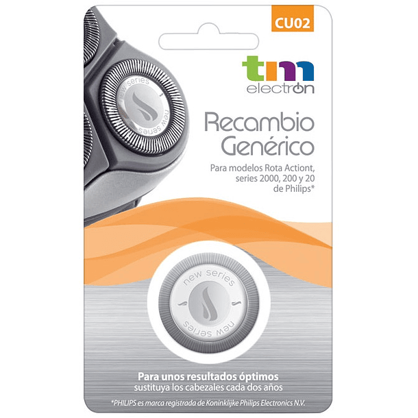 Lamina Maq. Barbear p/ Philips Equivalente a HQ2 