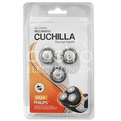 Pack 3x Laminas Maq. Barbear p/ Philips Equivalente a HQ4 - GSC