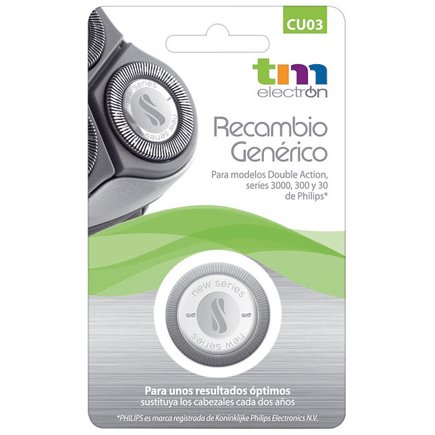 Lamina Maq. Barbear p/ Philips Equivalente a HQ3 