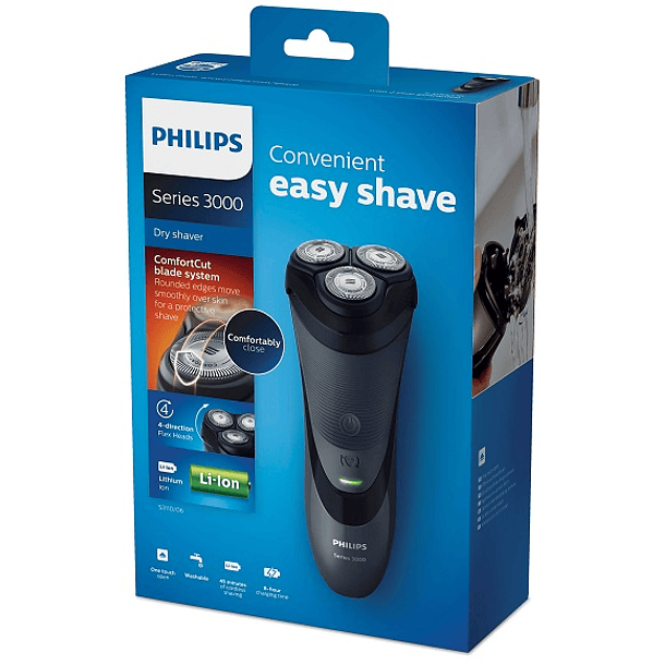 Máquina Barbear Eléctrica Recarregável - PHILIPS 2