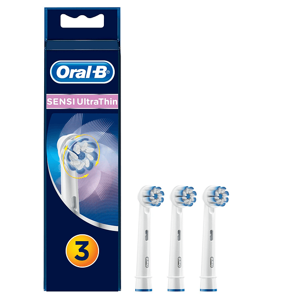 Pack 3x Recargas p/ Escova de Dentes Braun SENSI UltraThin - ORAL-B 4