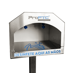 Dispensador Automático (Sensor Proximidade) Inox p/ Desinfetação de Mãos - ProFTC