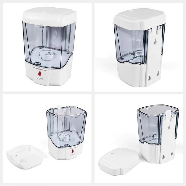 Saboneteira/Dispensador Automático de Gel (700ml) p/ Parede 4
