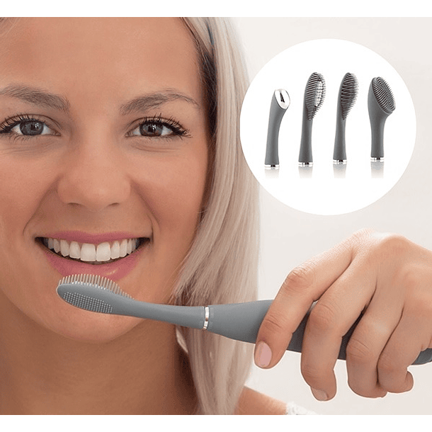 Escova de Dentes/Face Eléctrica Multiusos Sónica (a Bateria) - INNOVAGOODS 4