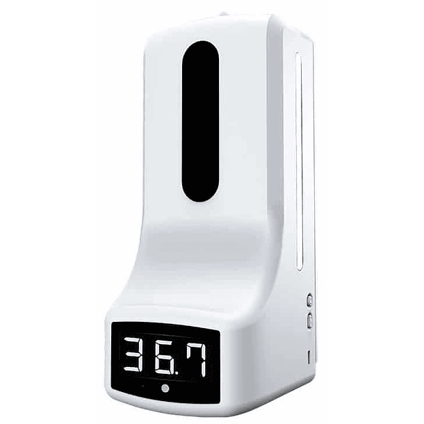 Termómetro Corporal Infravermelhos (Leitura 0.5s) com Dispensador de Desinfetante de Mãos p/ Parede 1