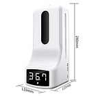 Termómetro Corporal Infravermelhos (Leitura 0.5s) com Dispensador de Desinfetante de Mãos p/ Parede 3
