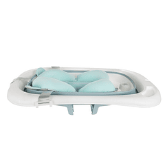 Banheira Dobrável c/ Termómetro e Almofada p/ Bebé