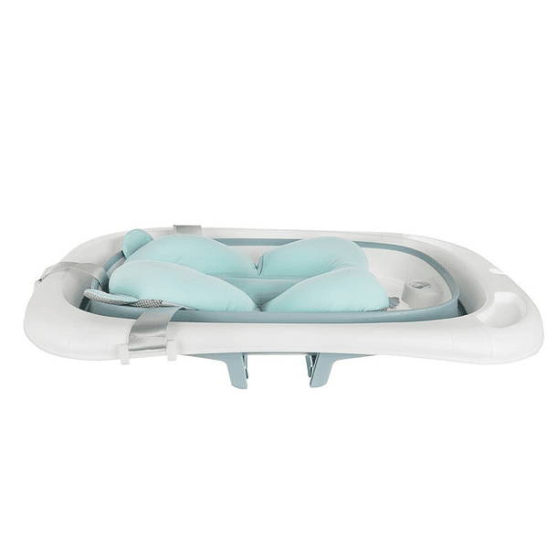 Banheira Dobrável c/ Termómetro e Almofada p/ Bebé 2