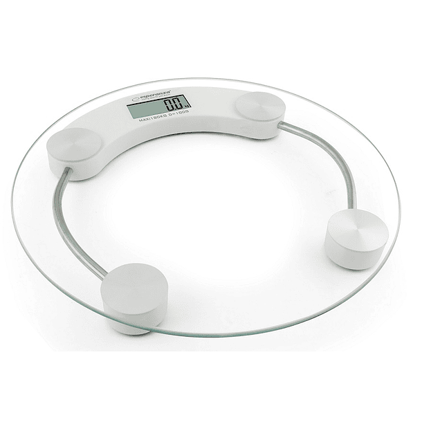 Balança de WC (Branco/Transparente) - ESPERANZA 