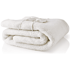 Cobertor Eléctrico em Lã Branco (160 x 140 cm) - NEDIS