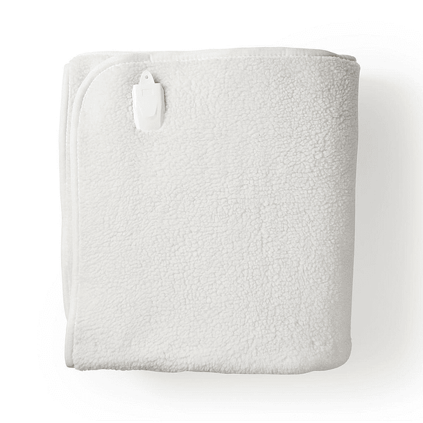 Cobertor Eléctrico em Lã Branco (160 x 140 cm) - NEDIS 2