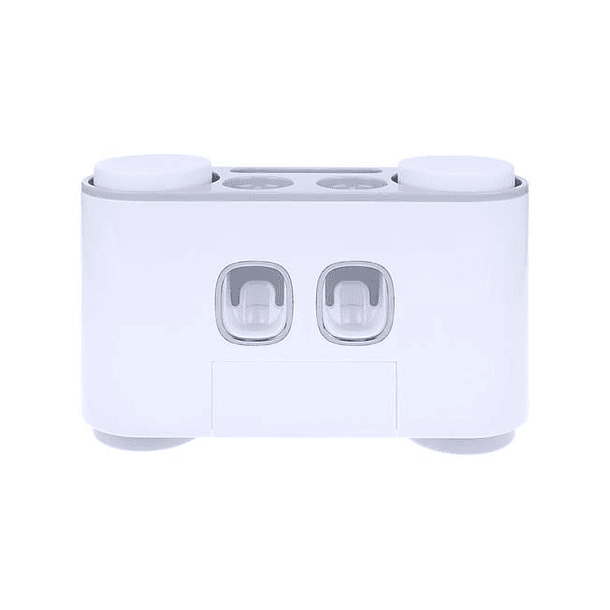 Dispensador Duplo de Pasta Dental c/ Suporte para Escovas 2