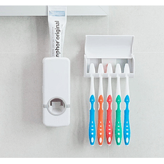 Dispensador de Pasta Dental c/ Suporte para Escovas - INNOVAGOODS
