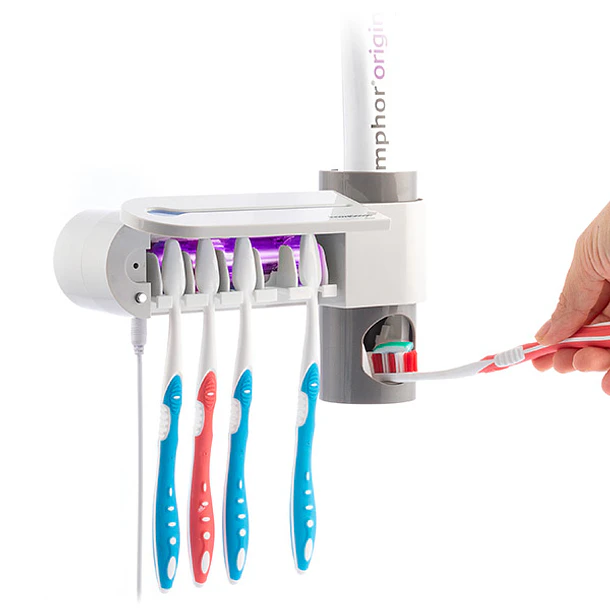 Esterilizador de Escovas de Dentes UV c/ Suporte e Dispensador de Pasta Smiluv - INNOVAGOODS 2