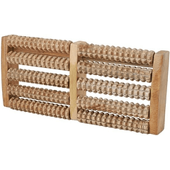 Massajador de Pés em Rolos Tradicionais de Madeira