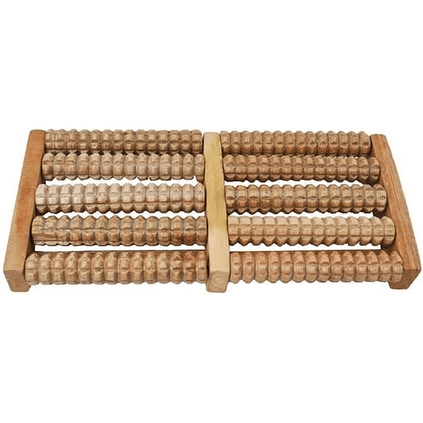Massajador de Pés em Rolos Tradicionais de Madeira 4