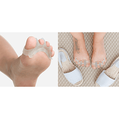 Pack 2x Separador de Dedos dos Pés em Silicone p/ Relaxamento - INNOVAGOODS