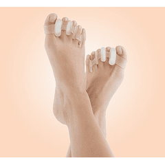 Pack 2x Separador de Dedos dos Pés em Silicone p/ Relaxamento - INNOVAGOODS