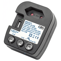 Amplificador Interior VHF/UHF LTE (22dB) 2 Saídas c/ USB - GBS