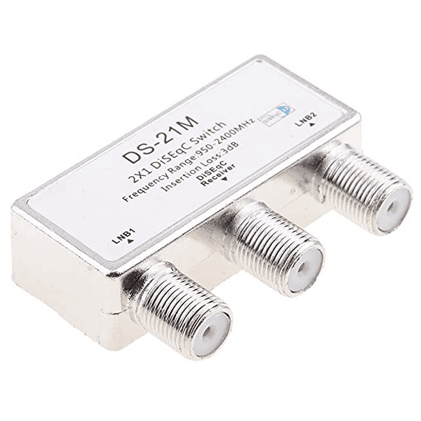 Comutador DiSEqC (2 Entradas - 1 Saída) - DAXIS 