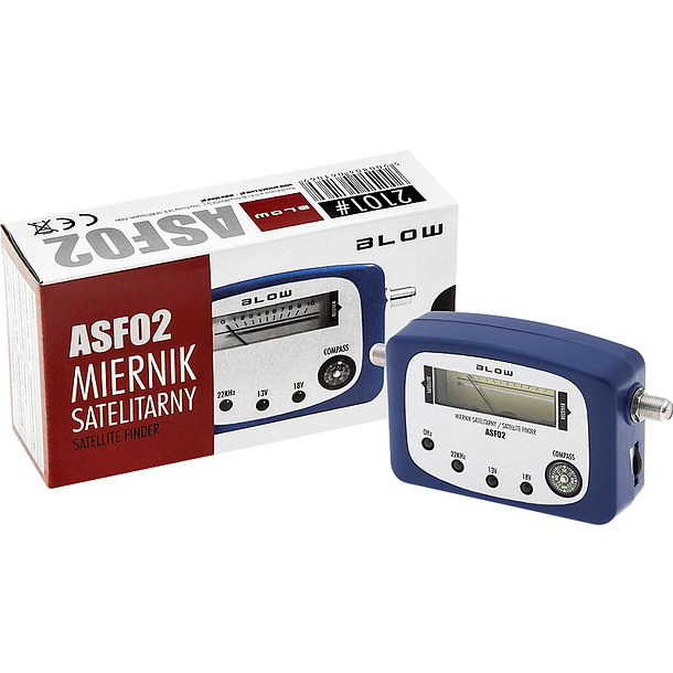Busca Satélites Analógico c/ Bússola SAT-FINDER (ASF02) - BLOW 