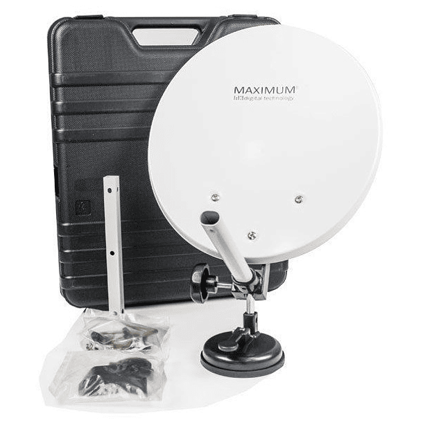Parabólica Amovível Portátil c/ Ventosa (Mala Transporte Incluída) - MAXIMUM CA-35 1