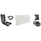 Mala Antena Satélite Flat Home (Single LNB) Amovivel c/ Ventosa (H30TK) - SELFSAT 1