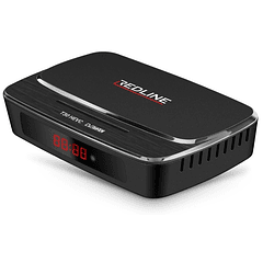 Receptor TDT + Cabo (DVB-T2/DVB-T/DVB-C) Full HD H.265 / HEVC - REDLINE
