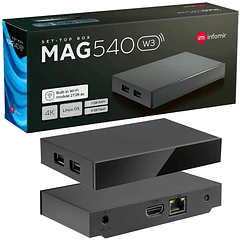 Receptor UHD Televisão 4K HEVC (Wi-Fi Incorporado) - IPTV Set Top Box