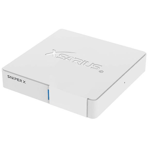 Receptor OTT IPTV Linux OTT 4K Ultra HD PremiumTV (Branco) - XSARIUS Sniper X 1